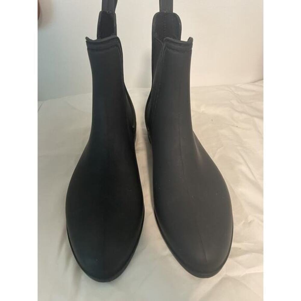 Jeffrey Campbell Havana Chelsea Black Matte Booties Size 6